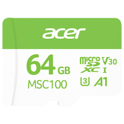 宏碁 读速100MB/s MicroSD64g存储卡