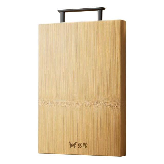 88VIP：双枪 天然楠竹砧板抗菌防霉长方形家用厨房切菜板案板食品级中式33*23*1.8