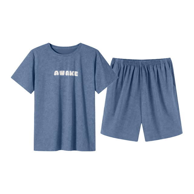 海澜之家 棉感 男士睡衣套装 2XL （180高/130-150斤）