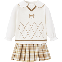  Mini Peace 学院风 女童套装
