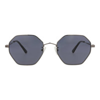 ALEXANDER MCQUEEN Square-Frame 太阳镜 ，金属，54mm+21mm桥宽
