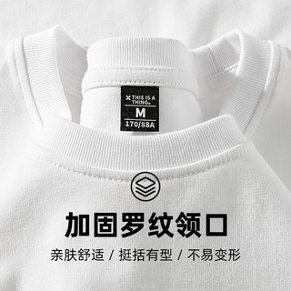  JEANSWEST/真维斯 纯棉 男士长袖T恤 2XL【潮流简约】 黑色 草书英文_K