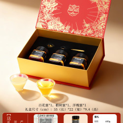 关德兴 椴树蜜蜂蜜礼盒 600g