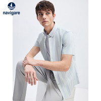 navigare/纳维凯尔 全棉 男士短袖衬衫