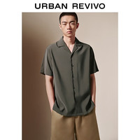 URBAN REVIVO 复古休闲 男士衬衫