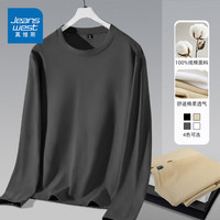  JEANSWEST/真维斯 纯棉 男士长袖T恤