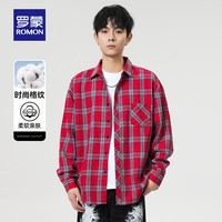  ROMON/罗蒙 易打理 男士长袖衬衫