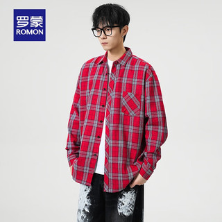  ROMON/罗蒙 易打理 男士长袖衬衫
