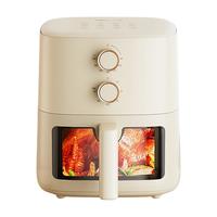 小熊 可视空气炸锅家用2024免翻面多功能烤箱电炸锅一体大容量