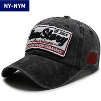 NY-NYM 帽子男士水洗布鸭舌帽韩版户外防晒帽休闲