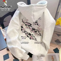 啄木鸟 男士美式连帽卫衣 宽松休闲外套