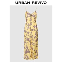  URBAN REVIVO 花卉印花 女士吊带连衣裙