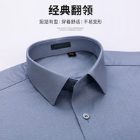  SHANSHAN/杉杉 抗菌凉感透气 男士短袖衬衫