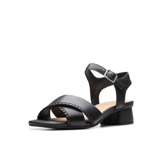  Clarks/其乐 时尚优雅 女士凉鞋 黑色 261763334 36