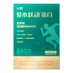 飞鹤 爱本跃动小分子乳蛋白中老年成人补氨糖优质蛋白营养粉200g*1盒