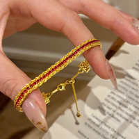  花饰庄园 女士手链 镶钻