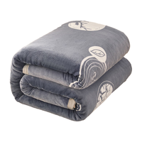  GRACE/洁丽雅 透气 法兰绒毯子 A类毛毯-森林小鹿 200*230cm