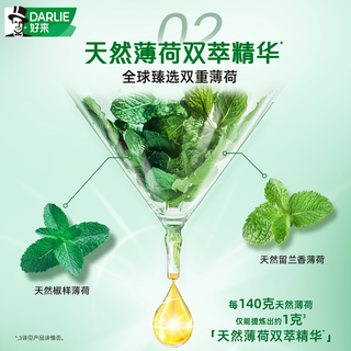  DARLIE/好来 双重薄荷口气清新 成人牙膏