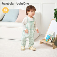 balabala/巴拉巴拉 时尚 儿童背带裤套装