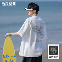  MARK FAIRWHALE/马克华菲 宽松休闲 男士T恤