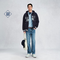 GANT/甘特 复古百搭 男士连帽开衫卫衣