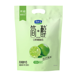 君乐宝 简醇 0蔗糖 青柠100g*20袋*1期 奶卡