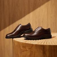 值友专享：ecco 都市伦敦系列【舒适宽楦】 牛皮德比鞋正装通勤皮鞋 525684