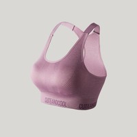 移动端：jSC 新3D无缝珠光感工字美背纯色字母跑步防震运动内衣Bra减震瑜伽