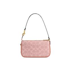 COACH PLAZA 18号手袋 B4/甜瓜色 粉色