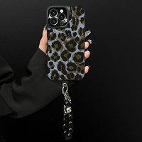 汇客凡品 蓝豹纹适用苹果vivo华为oppo小米iPhone16瞳眼竖条纹手机壳