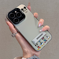 米奇家族手机壳适用于苹果15/13pro卡通网红14pro可爱流行12支架