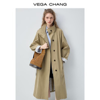 VEGA CHANG 立领廓形 女士风衣