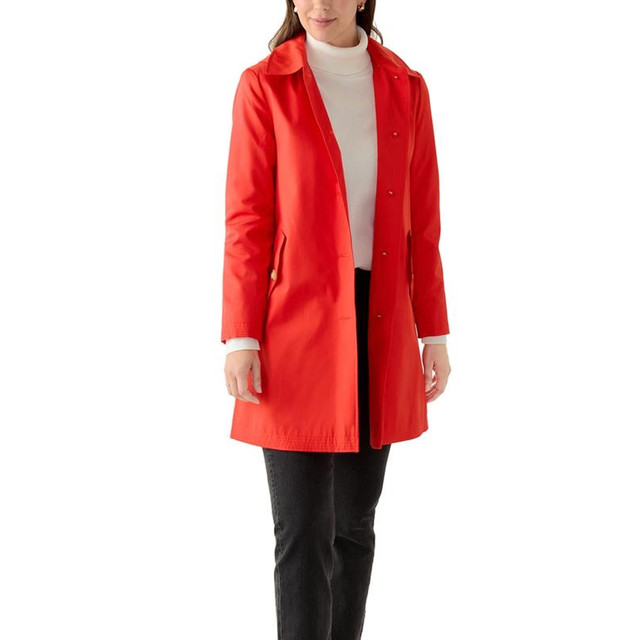 RALPH LAUREN 女士棉混纺A字大衣