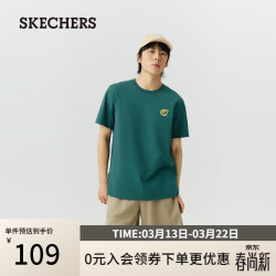 斯凯奇 透气 男女同款T恤衫