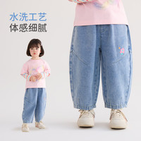 欧姆熊 女童牛仔裤