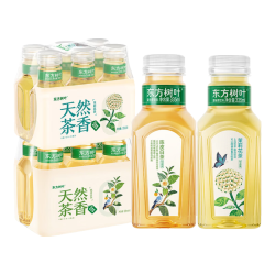 农夫山泉 东方树叶 无糖茶饮料瓶装  335ml*6瓶 陈皮白茶