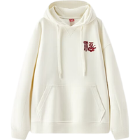 Semir/森马 非遗联名 女士卫衣 奶白10501 2XL