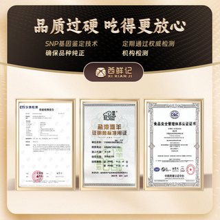  XI XIAN JI/西鲜记 四吃 盐池滩羊礼盒 111g