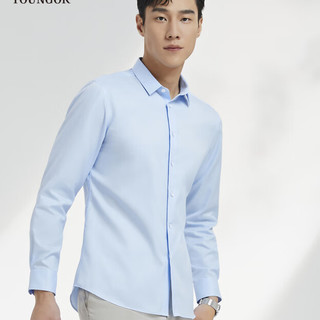  YOUNGOR/雅戈尔 纯棉面料 男士长袖衬衫
