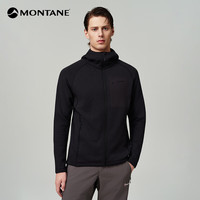 MONTANE Fervo美利奴羊毛抓绒外套 柔软细腻户外夹克 黑色 XL