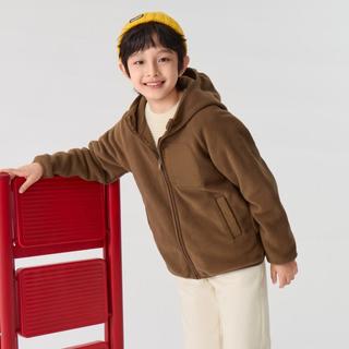 巴拉巴拉 童装儿童外套男童宝宝摇粒绒女童秋冬装时尚保暖上衣洋气外套秋冬  202424105201
