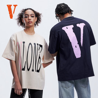  VLONE 经典撞色大LOGO印花 短袖T恤