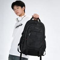 EDISON 高中生初中学生护脊大容量反光双肩包旅行背包 K050-2G