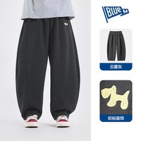 bluem 男童裤子儿童长裤春季新款卫裤青少年运动裤男孩弯刀裤耐磨