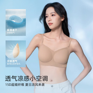  LUCKMEEY/幸棉 速干薄款无痕亲肤透气不闷汗 女士文胸