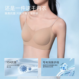  LUCKMEEY/幸棉 速干薄款无痕亲肤透气不闷汗 女士文胸