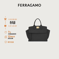 Salvatore Ferragamo Ferragamo）女士牛皮革 Studio手提包（大号）0752737