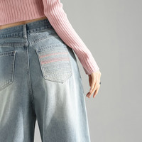  TONLION/唐狮 刺绣 女士牛仔裤 27