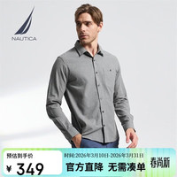 NAUTICA 男士休闲长袖衬衫 WO3355