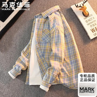 MARK FAIRWHALE/马克华菲 百搭 男士长袖衬衫